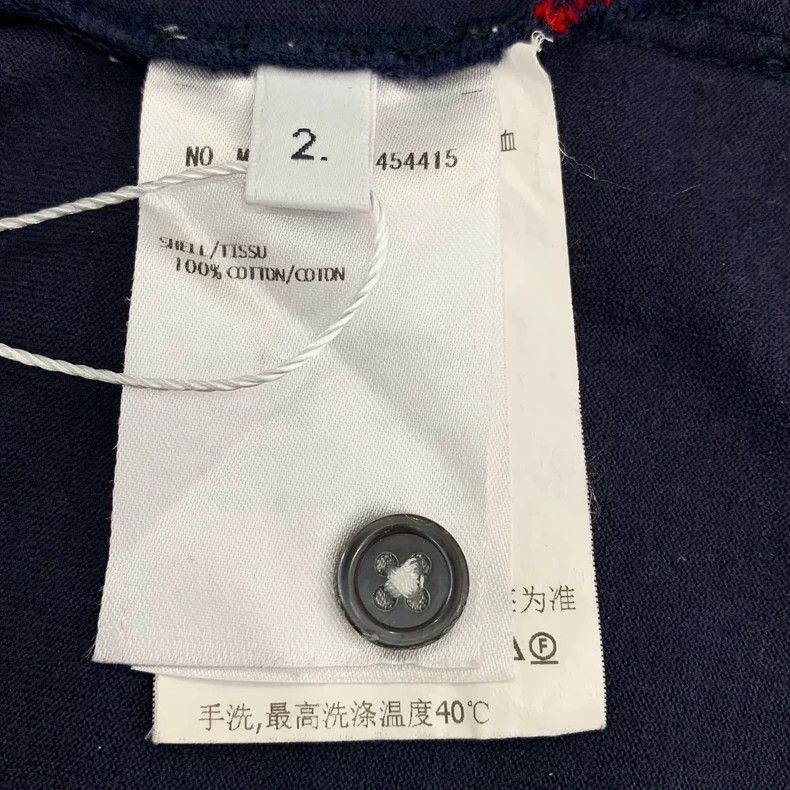 Thom Browne Thom Browne Navy Striped Cotton T-Shirt - dmc Size US L / EU 52-54 / 3 - 7 Thumbnail