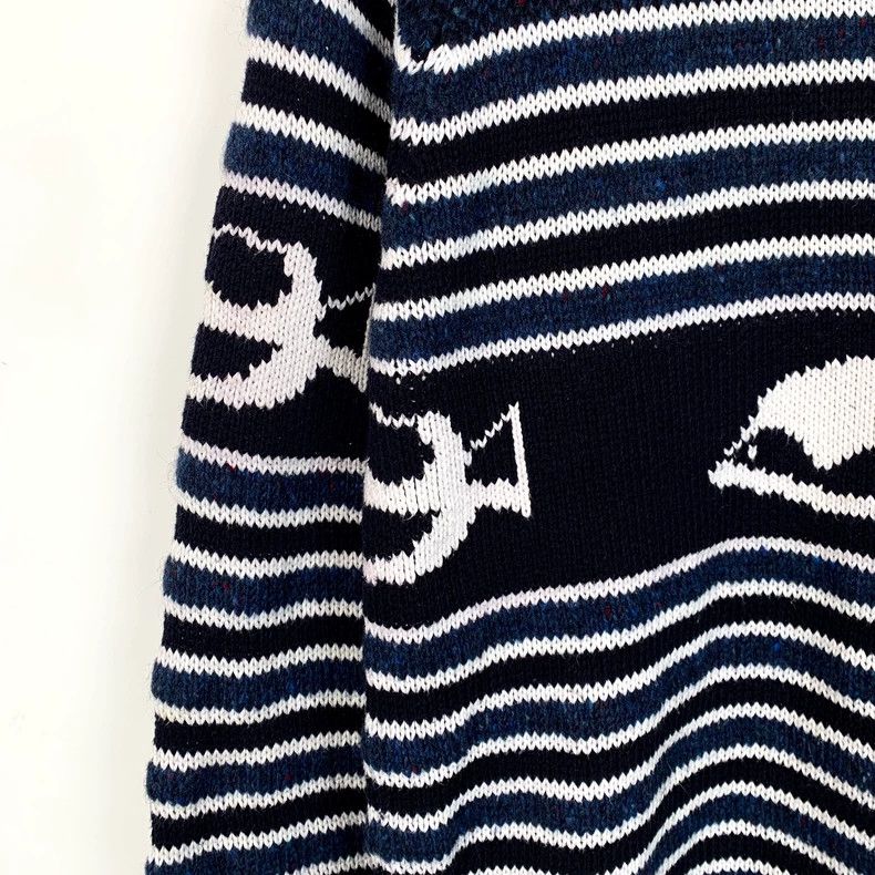 Thom Browne Thom Browne Striped Knit Long Sleeve Sweater - dmc Size US M / EU 48-50 / 2 - 4 Thumbnail