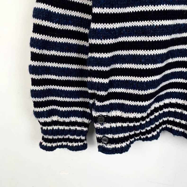 Thom Browne Thom Browne Striped Knit Long Sleeve Sweater - dmc Size US M / EU 48-50 / 2 - 5 Thumbnail