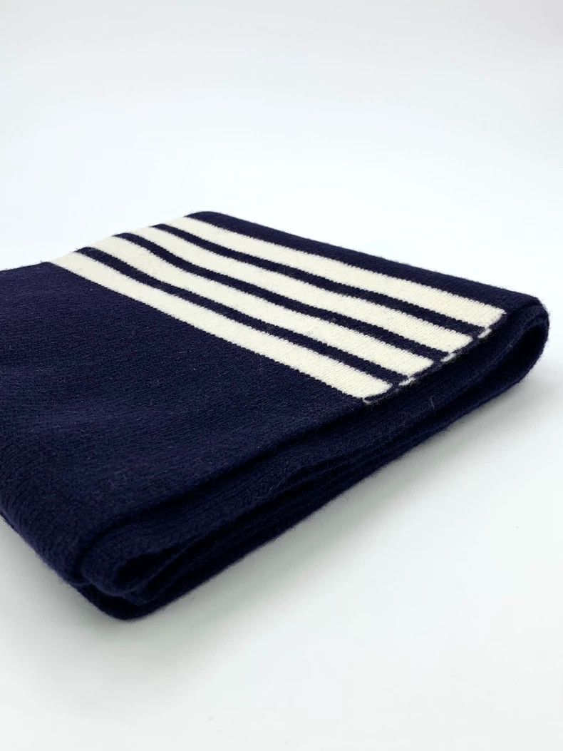 Thom Browne Thom Browne Classic Wool Knit Scarf - dmc Size ONE SIZE - 2 Thumbnail