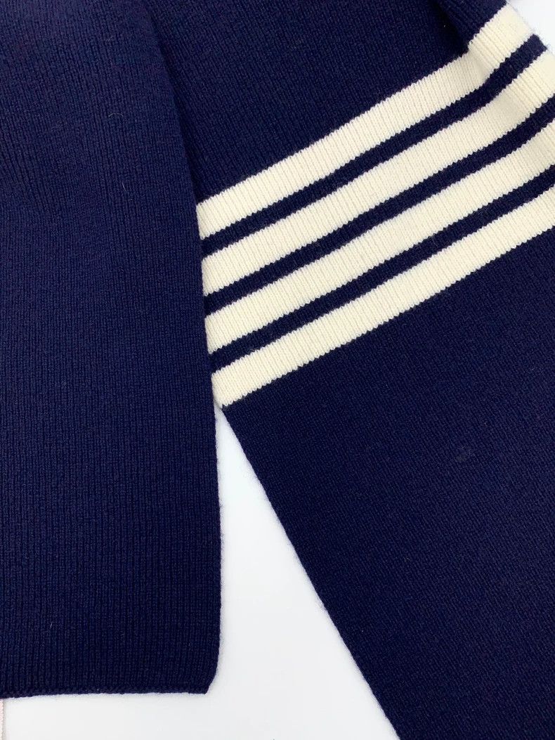 Thom Browne Thom Browne Classic Wool Knit Scarf - dmc Size ONE SIZE - 6 Thumbnail