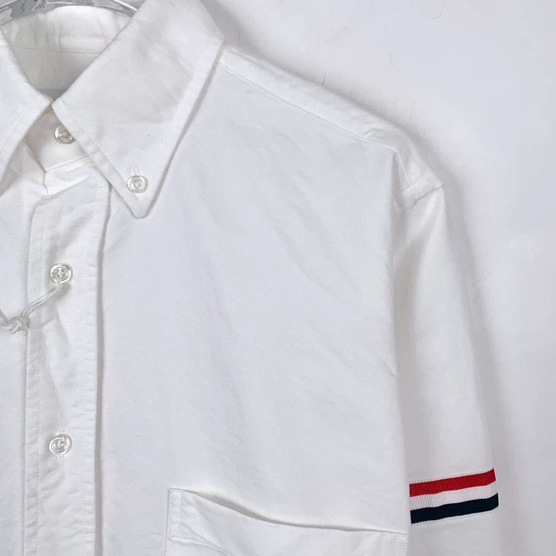 Thom Browne Thom Browne Classic Long Sleeve Shirt White - dmc Size US XS / EU 42 / 0 - 3 Thumbnail
