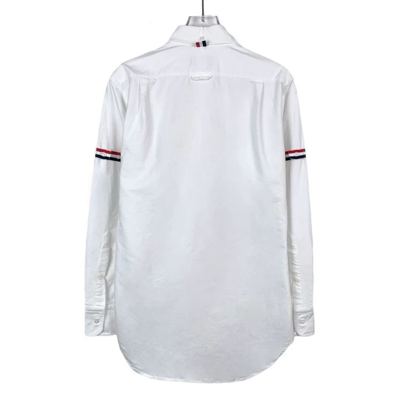 Thom Browne Thom Browne Classic Long Sleeve Shirt White - dmc Size US XS / EU 42 / 0 - 2 Thumbnail