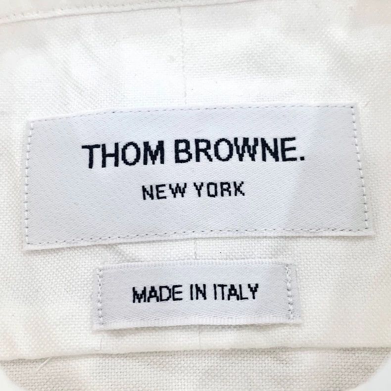 Thom Browne Thom Browne Classic Long Sleeve Shirt White - dmc Size US XS / EU 42 / 0 - 7 Thumbnail