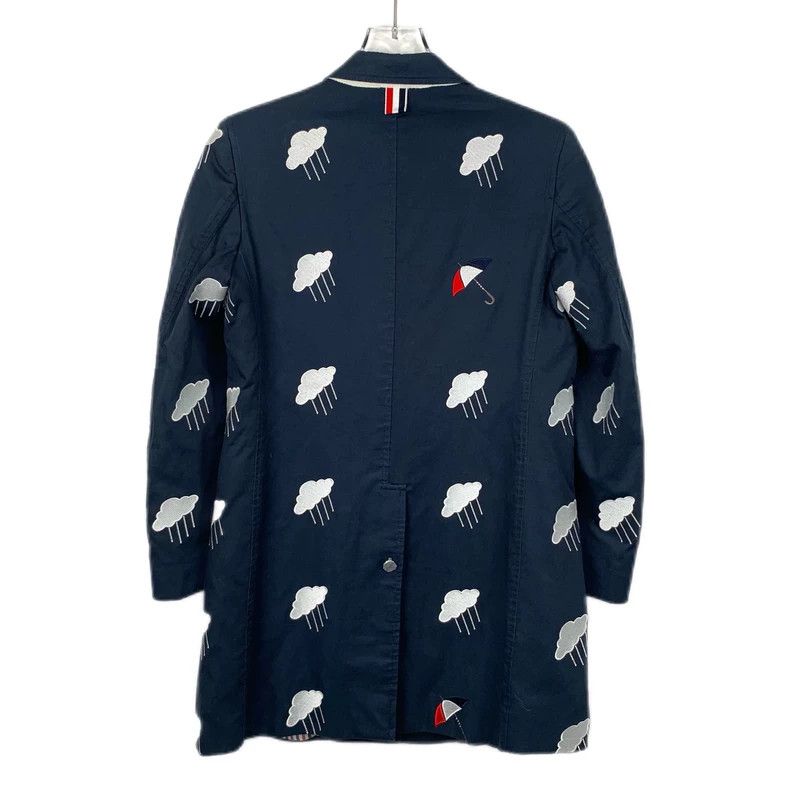 Thom Browne Thom Browne Blue Cotton Cloud Blazer - dmc Size US M / EU 48-50 / 2 - 2 Thumbnail