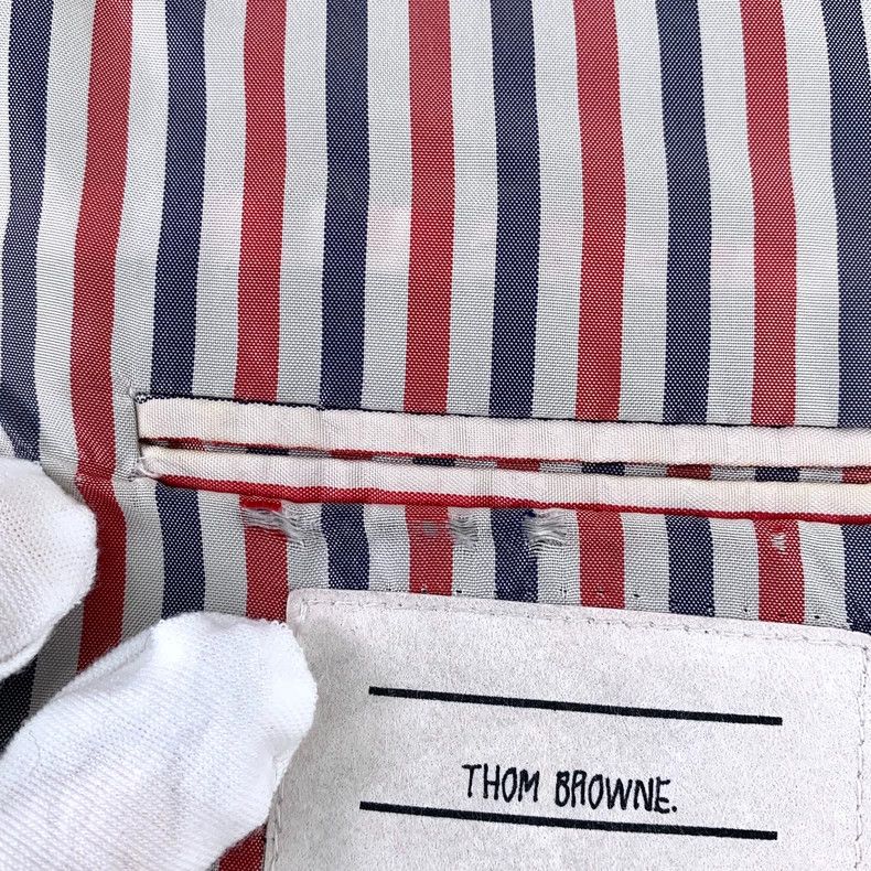 Thom Browne Thom Browne Gray Wool Blazer Size 38 - dmc Size US S / EU 44-46 / 1 - 9 Thumbnail