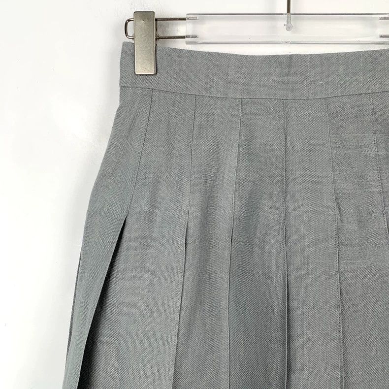 Thom Browne Thom Browne Gray Wool Pleated Skirt Size 38 - dmc Size US 38 / EU 54 - 3 Thumbnail