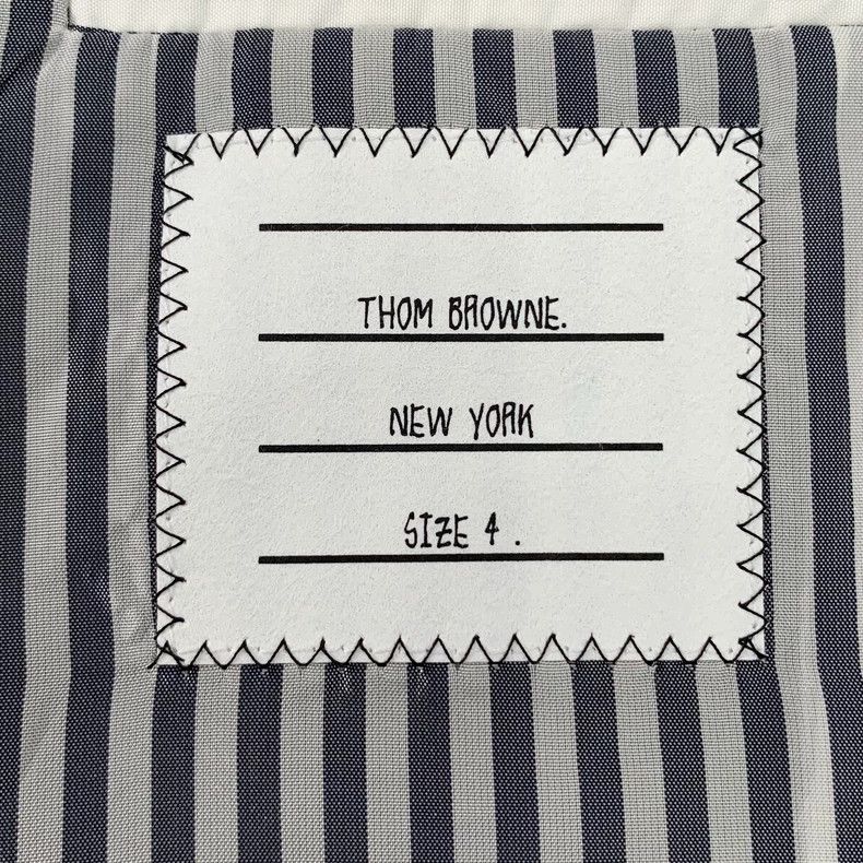 Thom Browne Thom Browne Gray Wool Long Sleeve Blazer - dmc Size US L / EU 52-54 / 3 - 6 Thumbnail