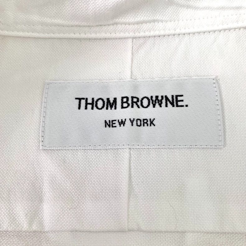 Thom Browne Thom Browne Classic Long Sleeve Shirt with Stripes - dmc Size US L / EU 52-54 / 3 - 5 Thumbnail