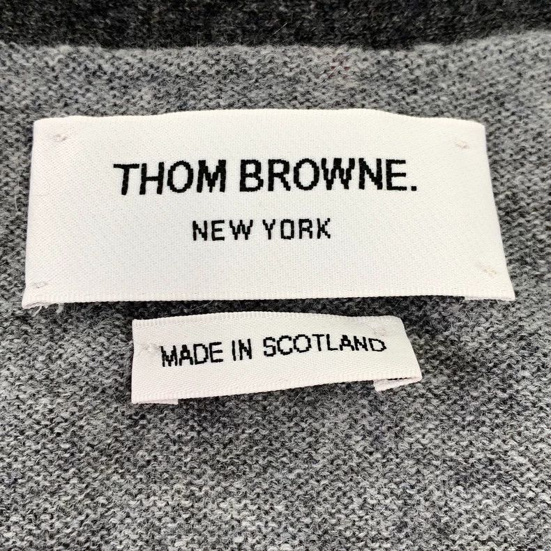 Thom Browne Thom Browne Color Block V-Neck Cardigan - dmc Size US L / EU 52-54 / 3 - 6 Thumbnail