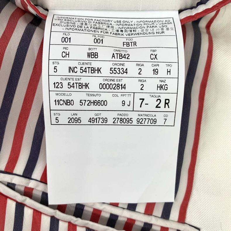 Thom Browne Thom Browne Classic White Cotton Blazer Jacket - dmc Size US M / EU 48-50 / 2 - 7 Thumbnail