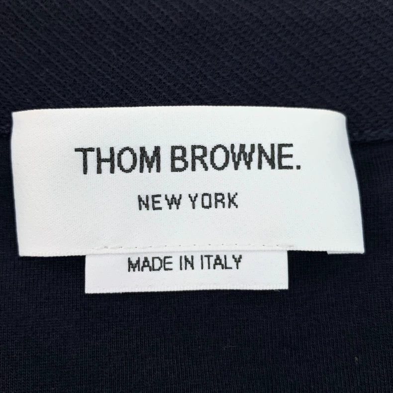 Thom Browne Thom Browne Blue Cotton Long Sleeve Button-Up Shirt - dmc Size US S / EU 44-46 / 1 - 7 Thumbnail