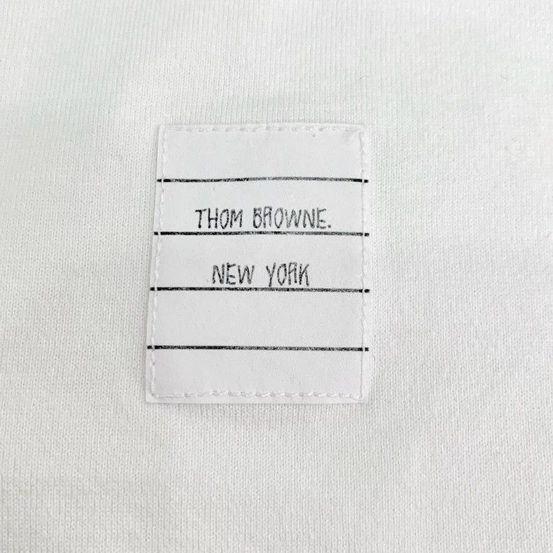 Thom Browne Thom Browne Short Sleeve T-Shirt with Colored Edges - dmc Size US S / EU 44-46 / 1 - 5 Thumbnail