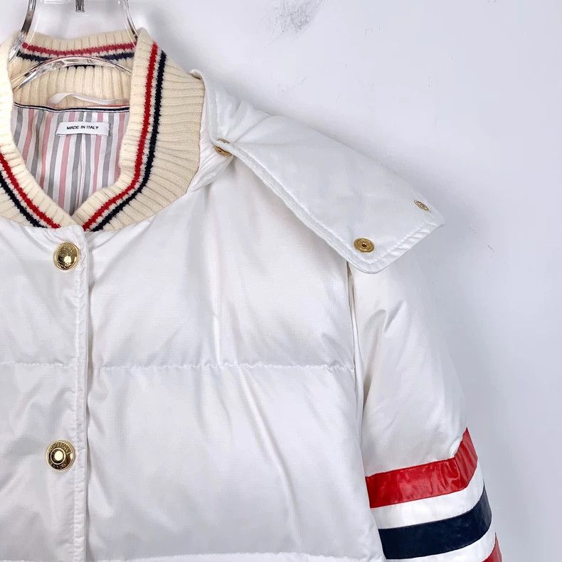 Thom Browne Thom Browne Classic Hooded Down Jacket - dmc Size US M / EU 48-50 / 2 - 3 Thumbnail