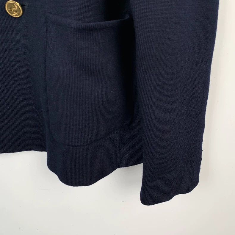Thom Browne Thom Browne Classic Blue Wool Knit Blazer - dmc Size US L / EU 52-54 / 3 - 5 Thumbnail