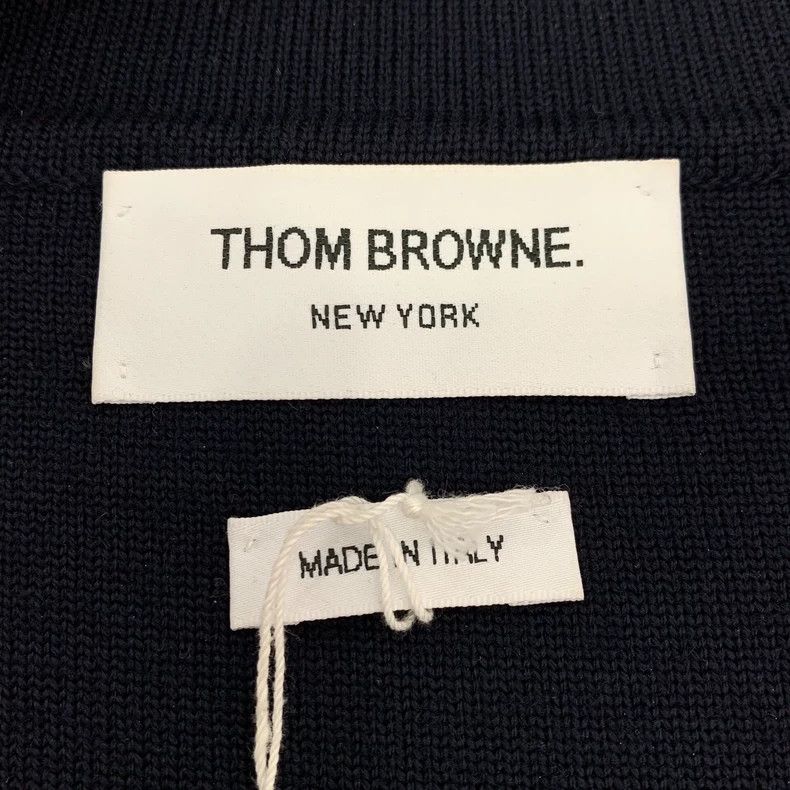 Thom Browne Thom Browne Classic Blue Wool Knit Blazer - dmc Size US L / EU 52-54 / 3 - 7 Thumbnail