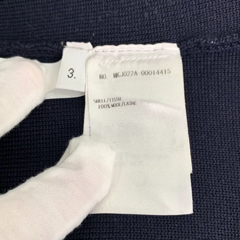 Thom Browne Thom Browne Classic Blue Wool Knit Blazer - dmc Size US L / EU 52-54 / 3 - 8 Thumbnail