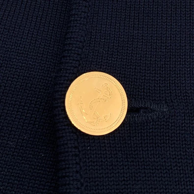 Thom Browne Thom Browne Classic Blue Wool Knit Blazer - dmc Size US L / EU 52-54 / 3 - 6 Thumbnail