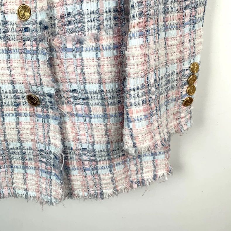 Thom Browne Thom Browne Double-Breasted Wool Coat - dmc Size US M / EU 48-50 / 2 - 4 Thumbnail