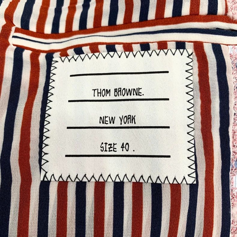 Thom Browne Thom Browne Double-Breasted Wool Coat - dmc Size US M / EU 48-50 / 2 - 6 Thumbnail