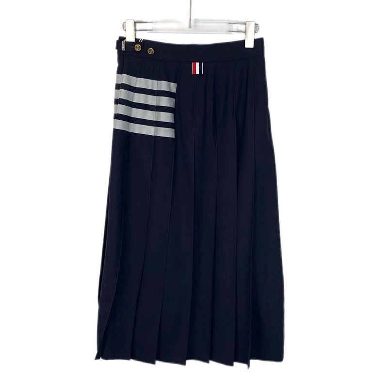 Thom Browne Thom Browne Classic Wool Pleated Skirt - dmc Size US 36 / EU 52 - 2 Thumbnail