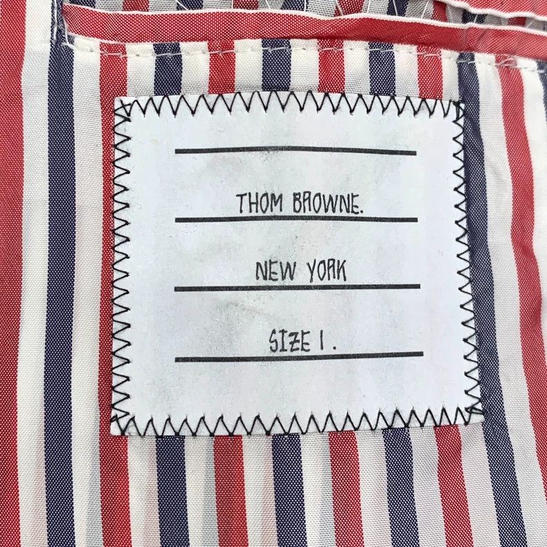 Thom Browne Thom Browne Classic Navy Double-Breasted Coat - dmc Size US S / EU 44-46 / 1 - 7 Thumbnail