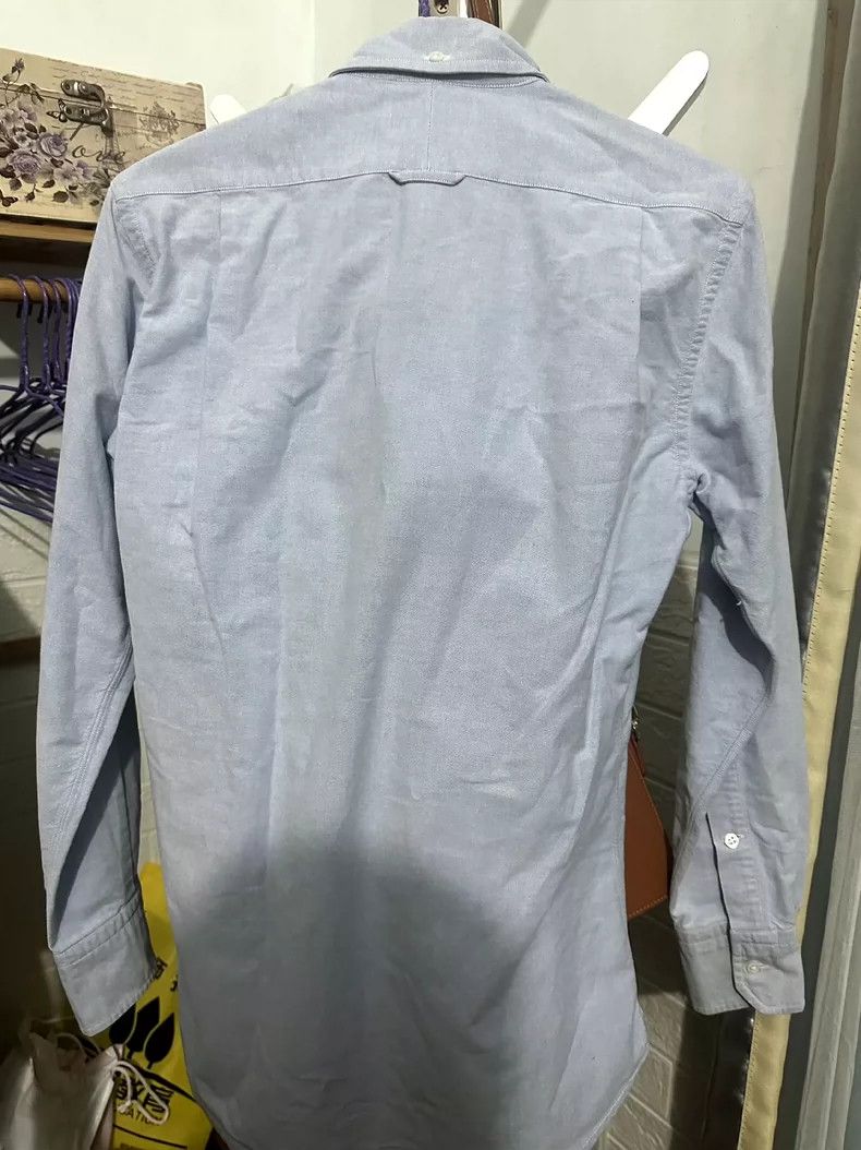 Thom Browne Thom Browne Light Blue Oxford Shirt Size 0 - dmc Size US XXS / EU 40 - 2 Thumbnail