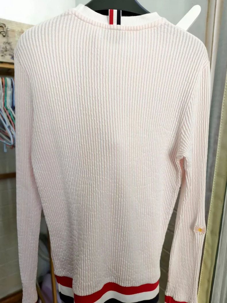 Thom Browne Thom Browne Classic Round Neck Sweater - dmc Size US M / EU 48-50 / 2 - 2 Thumbnail