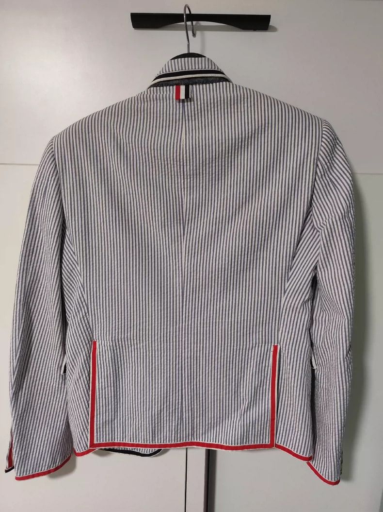 Thom Browne Thom Browne Striped Suit Jacket Size 0 - dmc Size US XXS / EU 40 - 2 Thumbnail