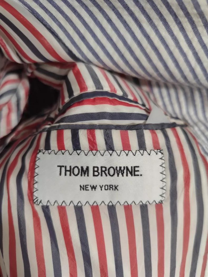 Thom Browne Thom Browne Striped Suit Jacket Size 0 - dmc Size US XXS / EU 40 - 4 Thumbnail