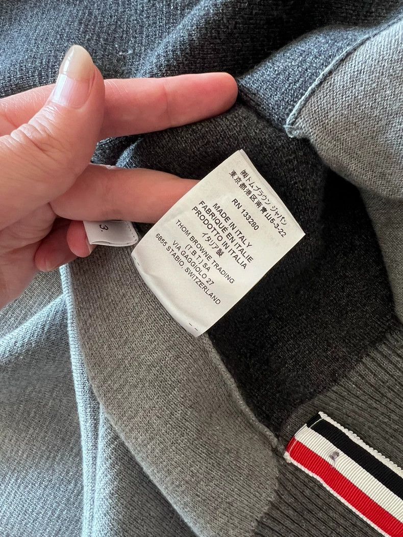 Thom Browne Thom Browne Colorblock Cardigan for Men - dmc Size US M / EU 48-50 / 2 - 4 Thumbnail