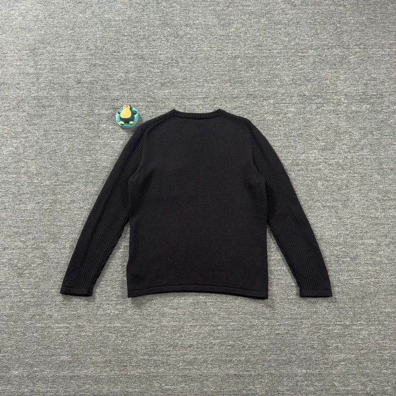 Prada Prada Black Sweater with Triangle Logo - dmc Size US L / EU 52-54 / 3 - 8 Thumbnail