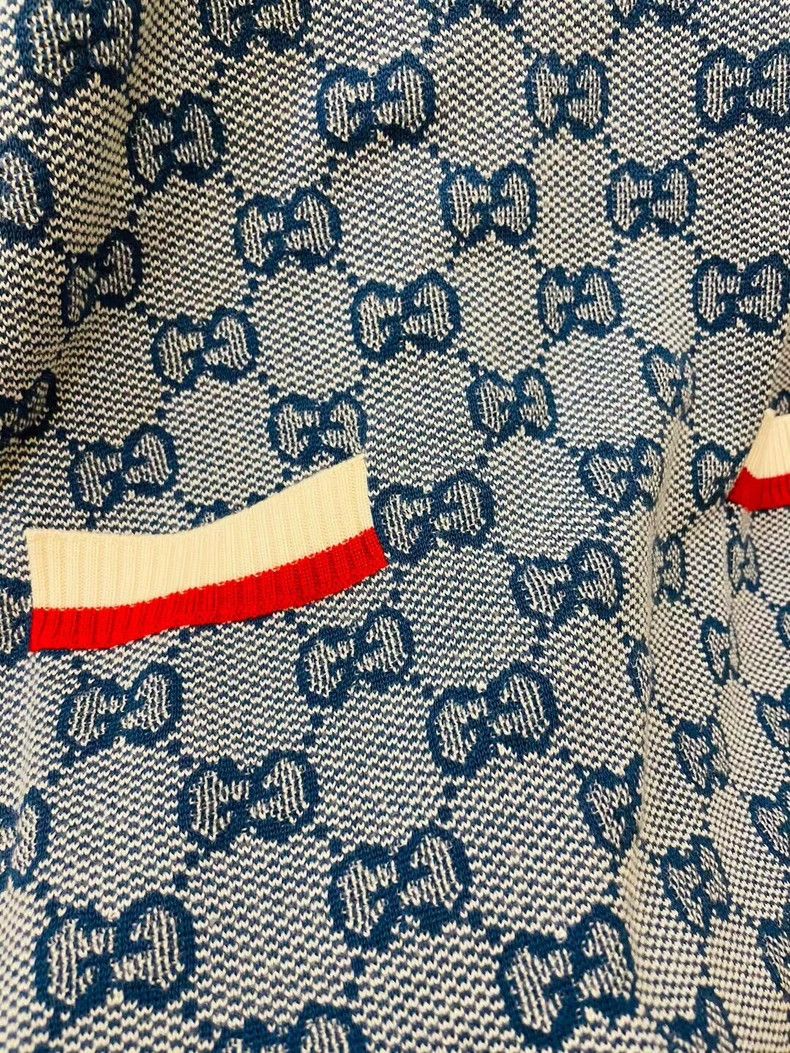 Gucci Gucci Blue Logo Knit Dress Size S - dmc Size US S / EU 44-46 / 1 - 3 Thumbnail