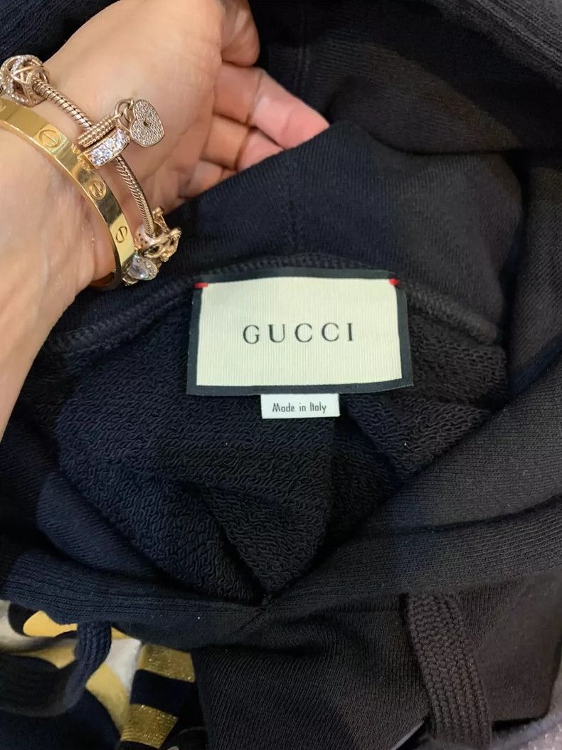 Gucci Gucci Long Black Hoodie Dress with Logo - dmc Size US XS / EU 42 / 0 - 4 Thumbnail