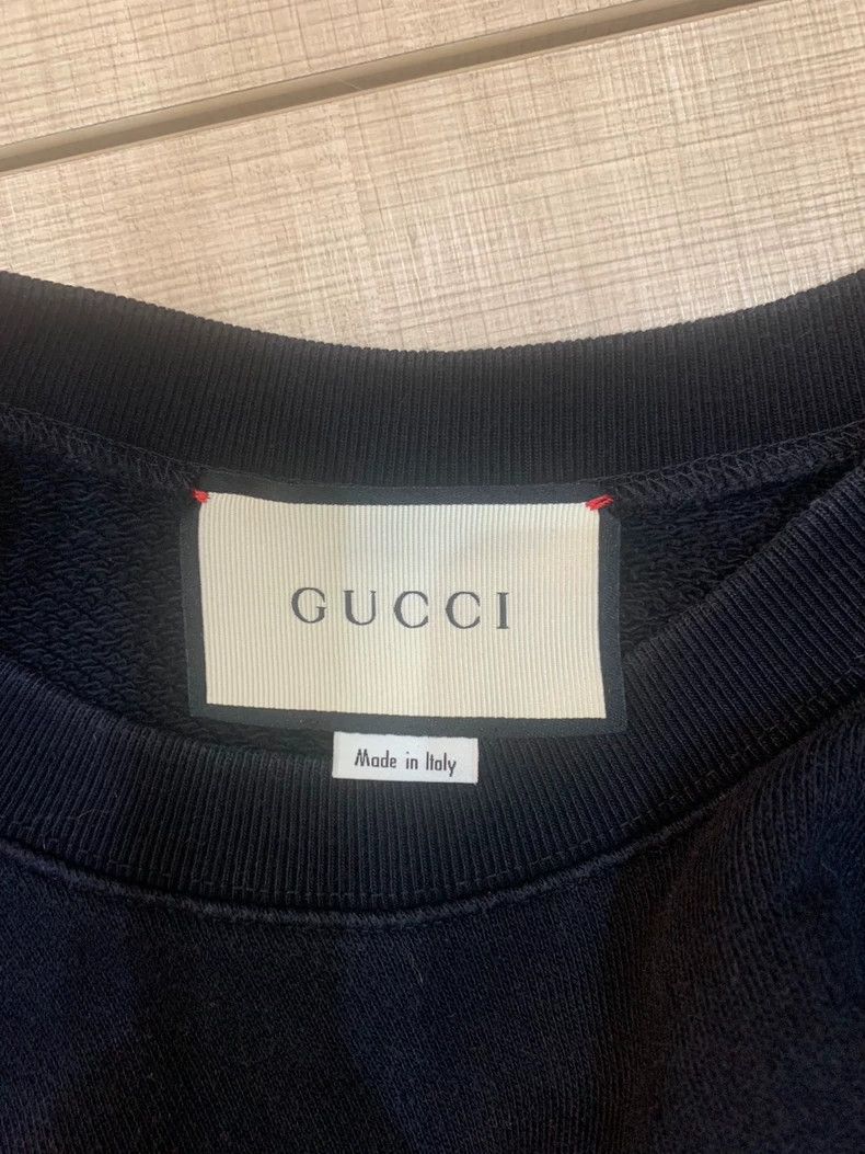 Gucci Classic Black Gucci Sweatshirt with Sequins - dmc Size US XXS / EU 40 - 5 Thumbnail