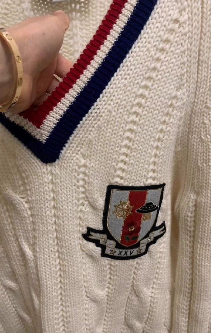 Gucci Gucci Sweater with Cable Knit Design - dmc Size US S / EU 44-46 / 1 - 3 Thumbnail