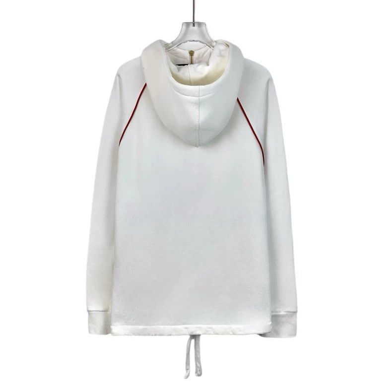 Gucci Gucci White Stripe Hooded Sweatshirt - dmc Size US XXL / EU 58 / 5 - 2 Thumbnail