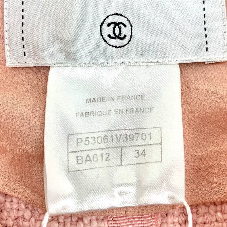 Chanel Chanel Pink Double C Logo Cardigan Sweater - dmc Size US XXS / EU 40 - 7 Thumbnail