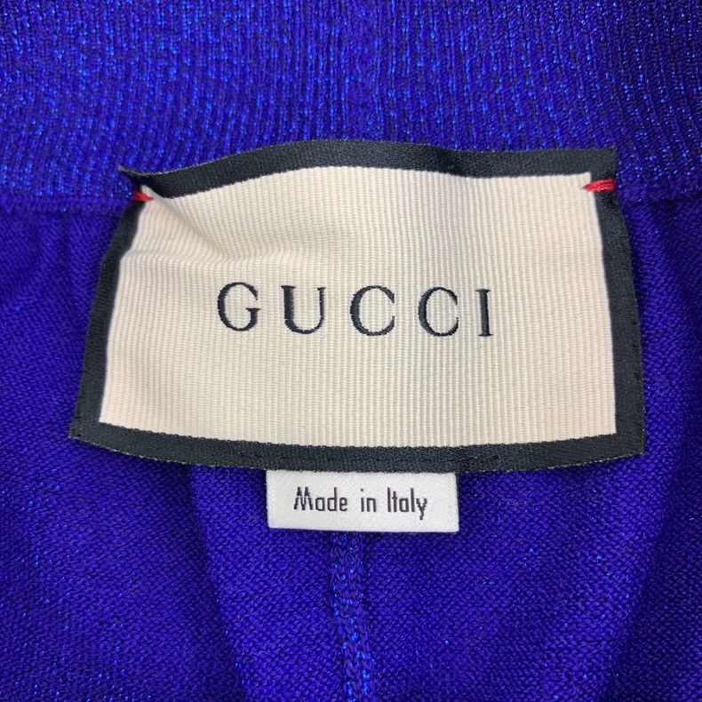 Gucci Gucci Blue Logo Knit Athletic Pants - dmc Size US 26 / EU 42 - 6 Thumbnail