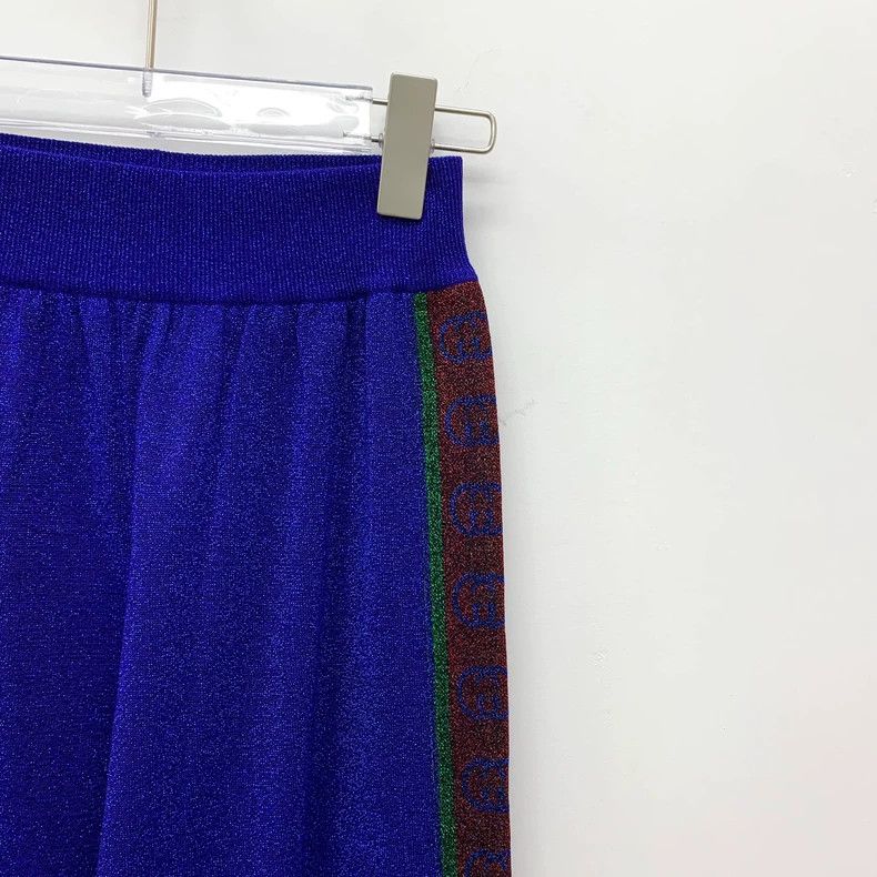 Gucci Gucci Blue Logo Knit Athletic Pants - dmc Size US 26 / EU 42 - 3 Thumbnail