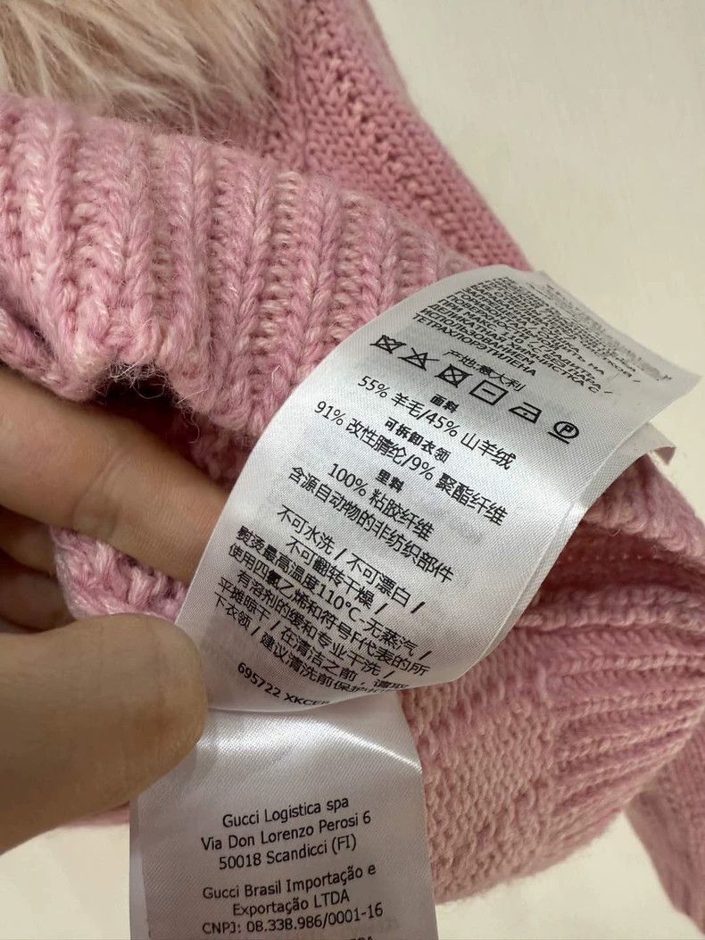 Gucci New Gucci Cardigan with Detachable Fur Collar - dmc Size US XS / EU 42 / 0 - 6 Thumbnail