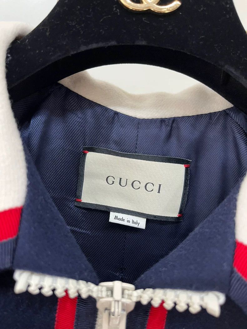 Gucci Gucci Wool Coat with White Collar - dmc Size US M / EU 48-50 / 2 - 5 Thumbnail