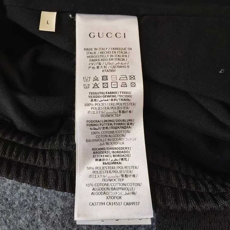 Gucci GUCCI Black Zippered Long Sleeve Jacket for Men - dmc Size US L / EU 52-54 / 3 - 4 Thumbnail