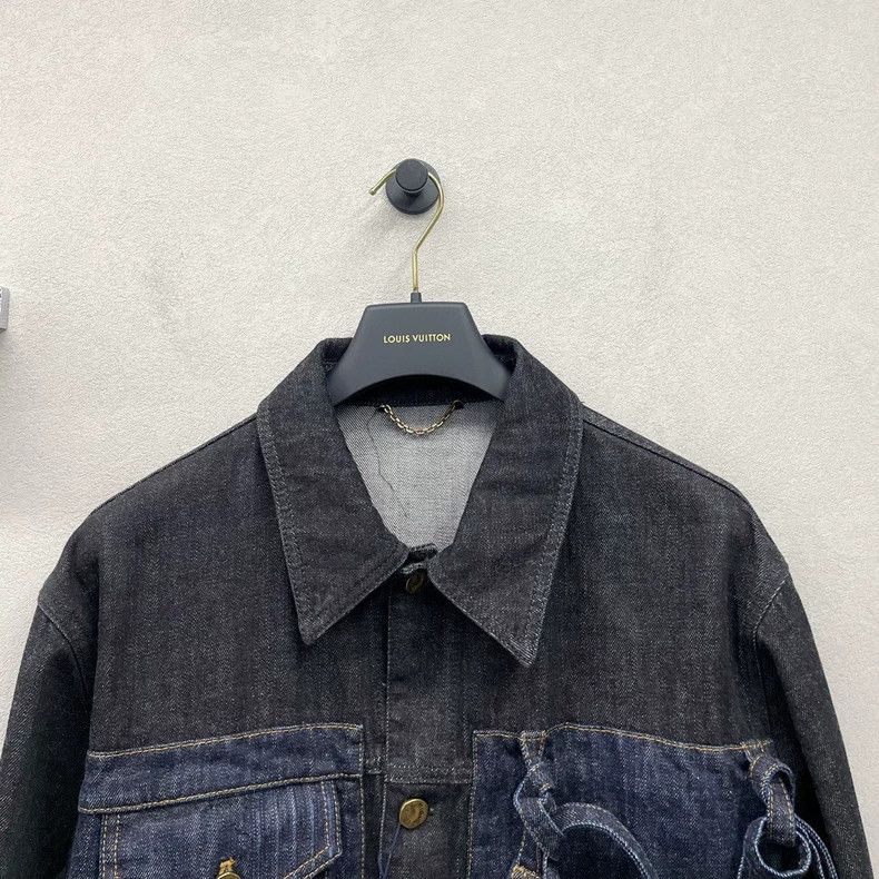 Louis Vuitton Dark Blue Pocket Denim Jacket - dmc Size US L / EU 52-54 / 3 - 4 Thumbnail