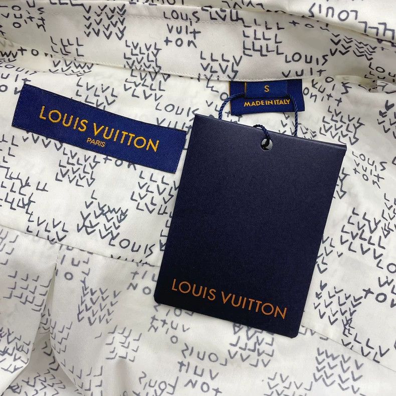 Louis Vuitton Gradient Print Long Sleeve White Shirt - dmc Size US S / EU 44-46 / 1 - 4 Thumbnail
