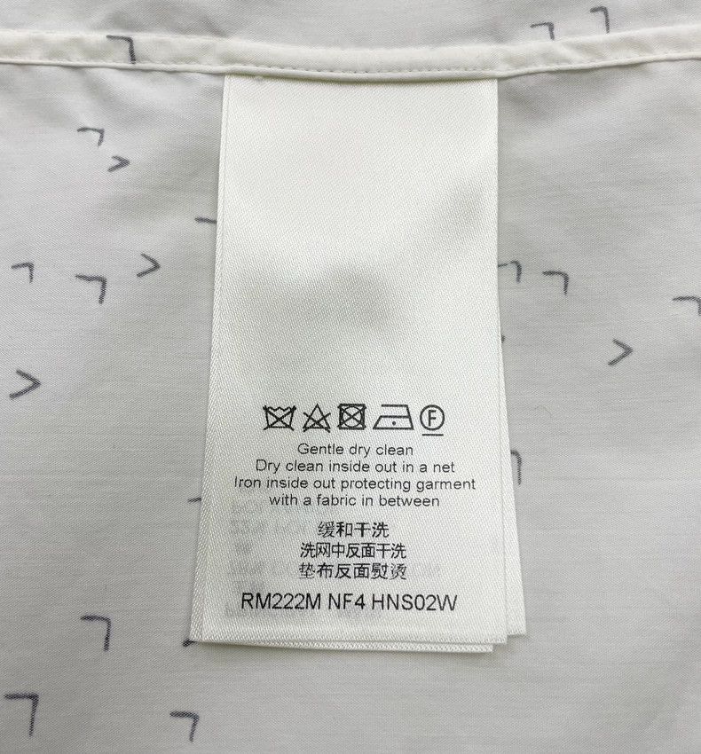 Louis Vuitton Gradient Print Long Sleeve White Shirt - dmc Size US S / EU 44-46 / 1 - 5 Thumbnail