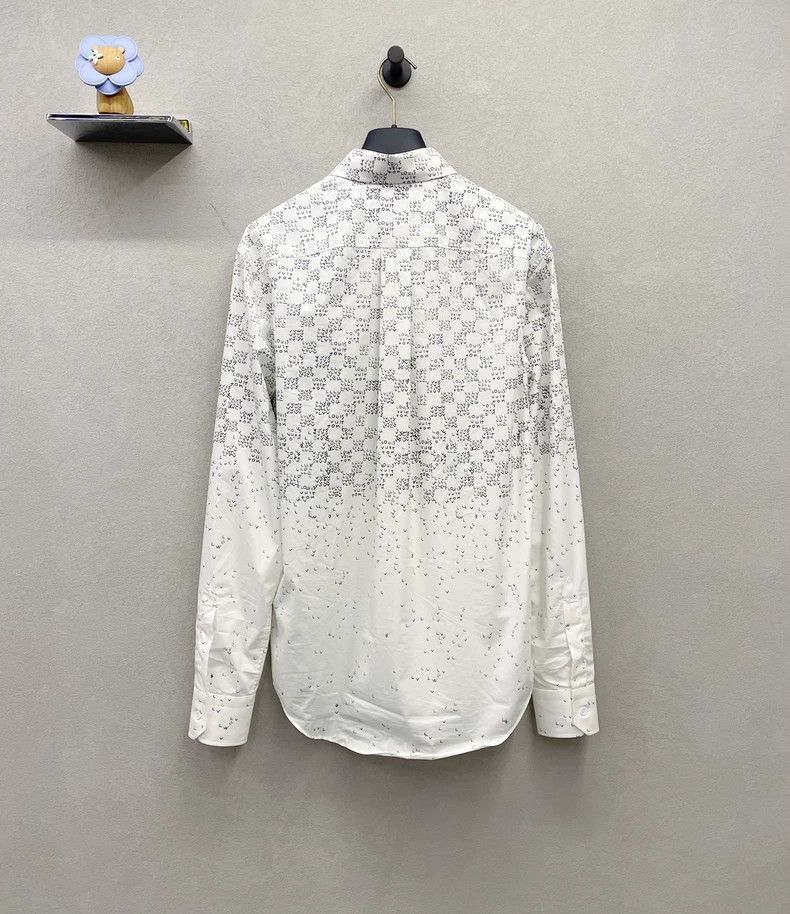 Louis Vuitton Gradient Print Long Sleeve White Shirt - dmc Size US S / EU 44-46 / 1 - 2 Thumbnail