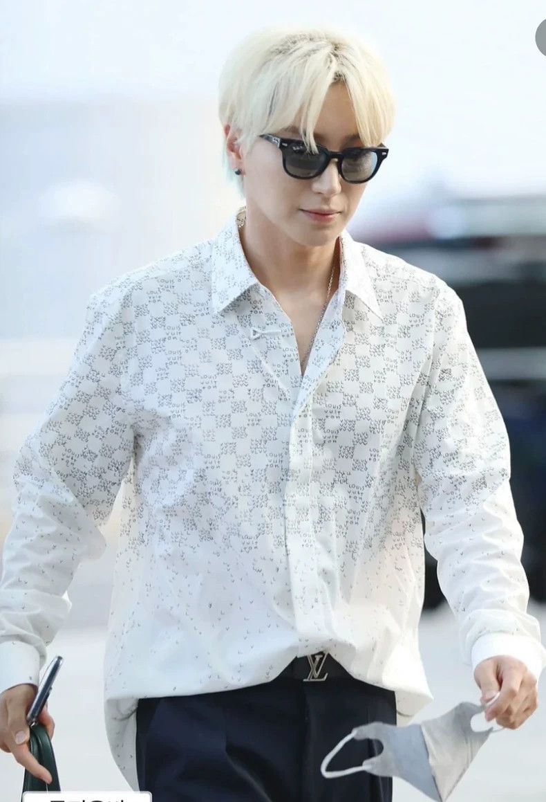 Louis Vuitton Gradient Print Long Sleeve White Shirt - dmc Size US S / EU 44-46 / 1 - 6 Thumbnail