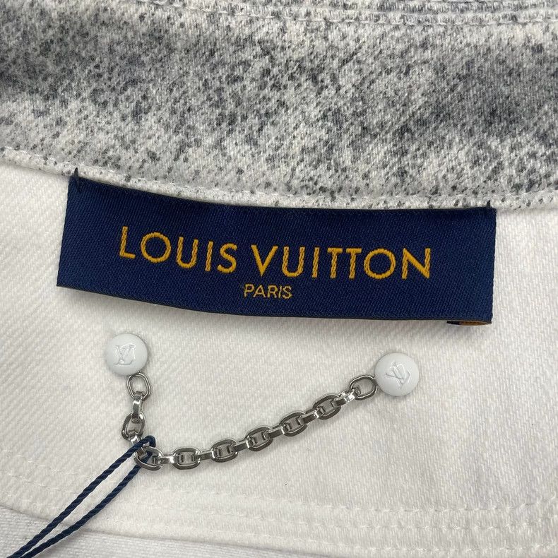 Louis Vuitton Gray and White Starry Denim Jacket - dmc Size US L / EU 52-54 / 3 - 6 Thumbnail