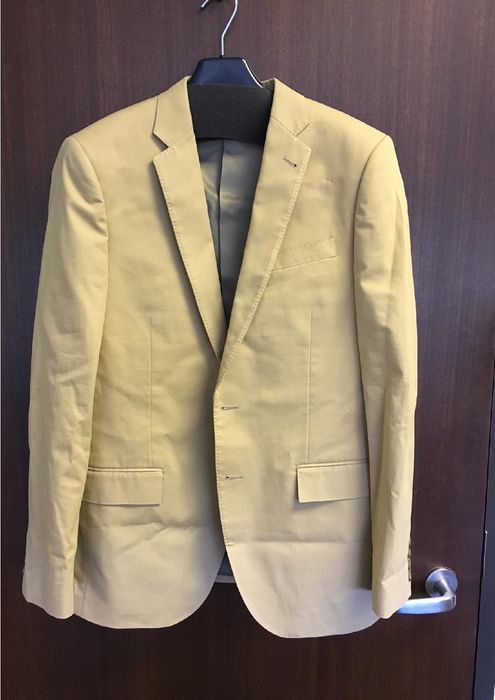 J.Crew Ludlow Larusmiani Italian Chino Suit Wheat Size 40R - 2 Preview